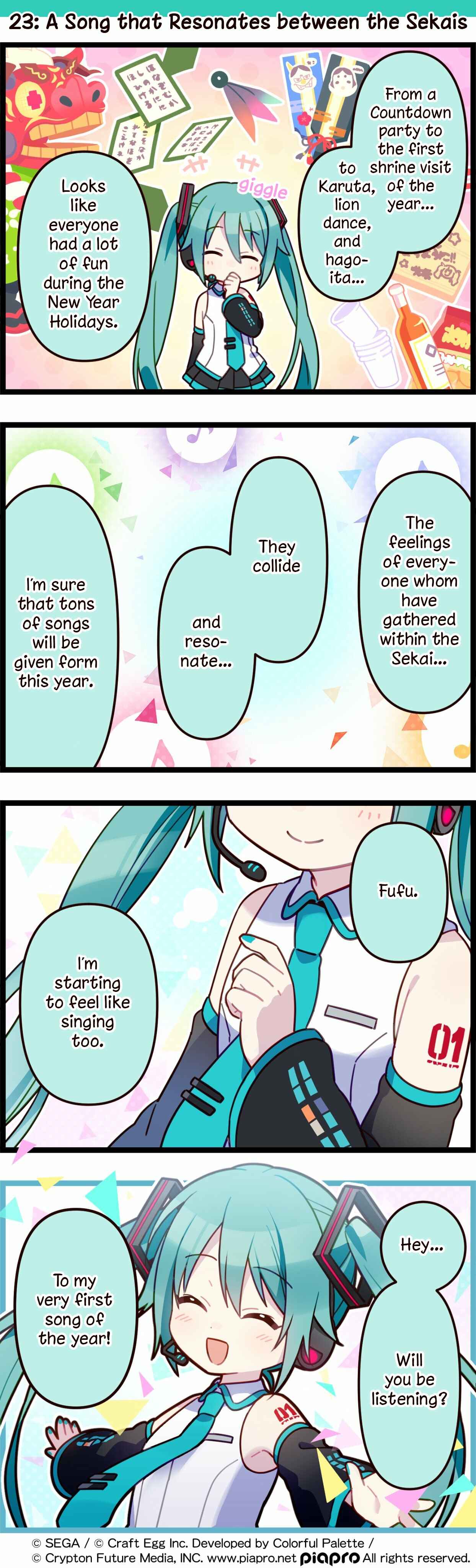 Sekai no 4koma Chapter 23 - Page 1
