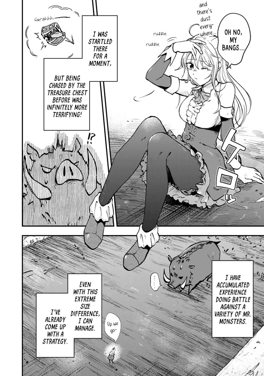 [Pakupaku desu wa] Tsuihou Sareta Ojou-sama no "Monster wo Taberu Hodo Tsuyoku Naru" Skill wa, 1-shoku de 1 Level Up Suru Zendai Mimon no Saikyou Skill deshita. 3-nichi de Jinrui Saikyou ni Narimashita wa! Chapter 3 - Page 19