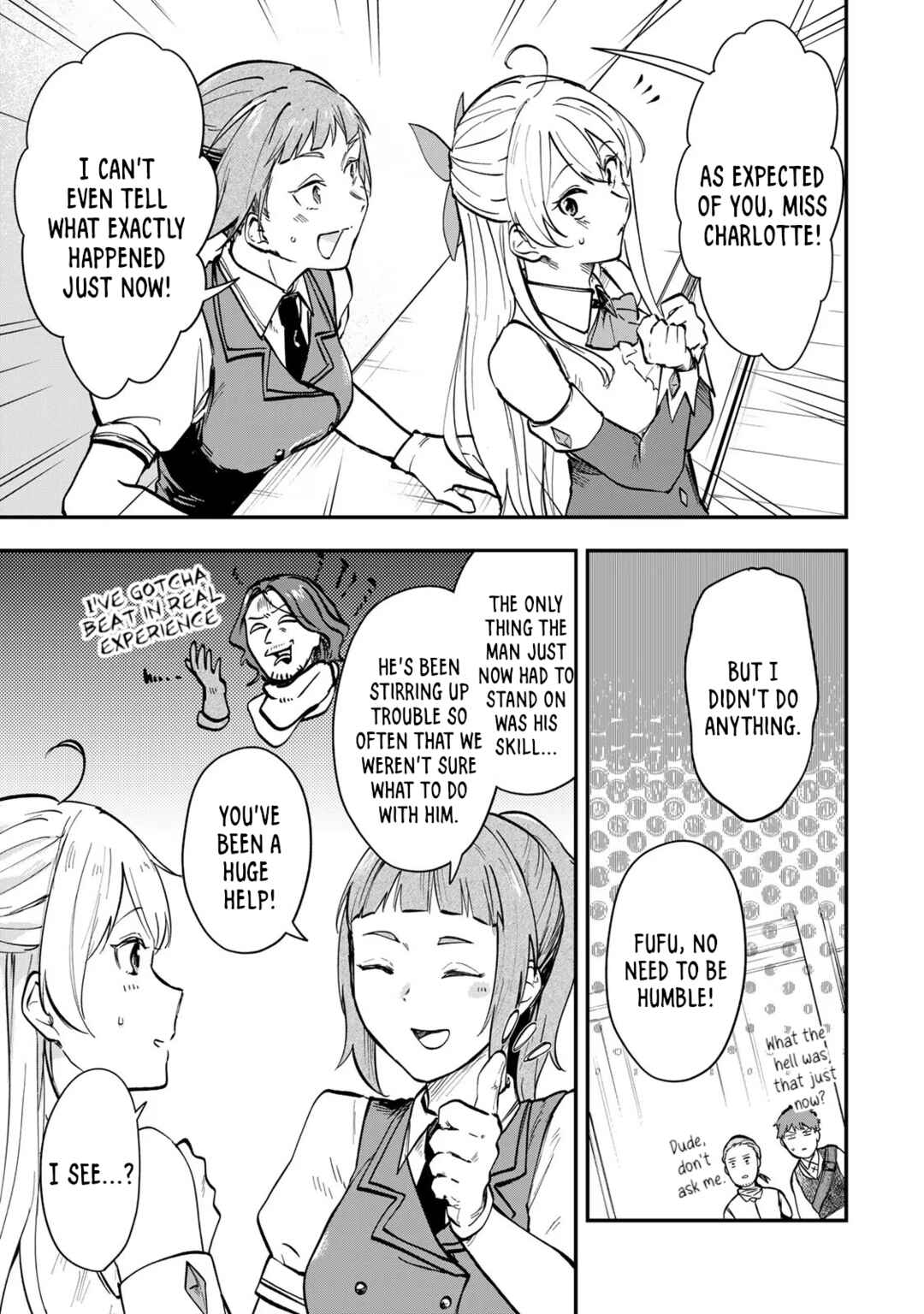 [Pakupaku desu wa] Tsuihou Sareta Ojou-sama no "Monster wo Taberu Hodo Tsuyoku Naru" Skill wa, 1-shoku de 1 Level Up Suru Zendai Mimon no Saikyou Skill deshita. 3-nichi de Jinrui Saikyou ni Narimashita wa! Chapter 3 - Page 3