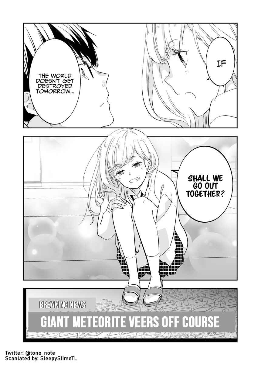 The World Will Be Destroyed Tomorrow, so I Want to Rub Your Boobs Chapter 1 - Page 8