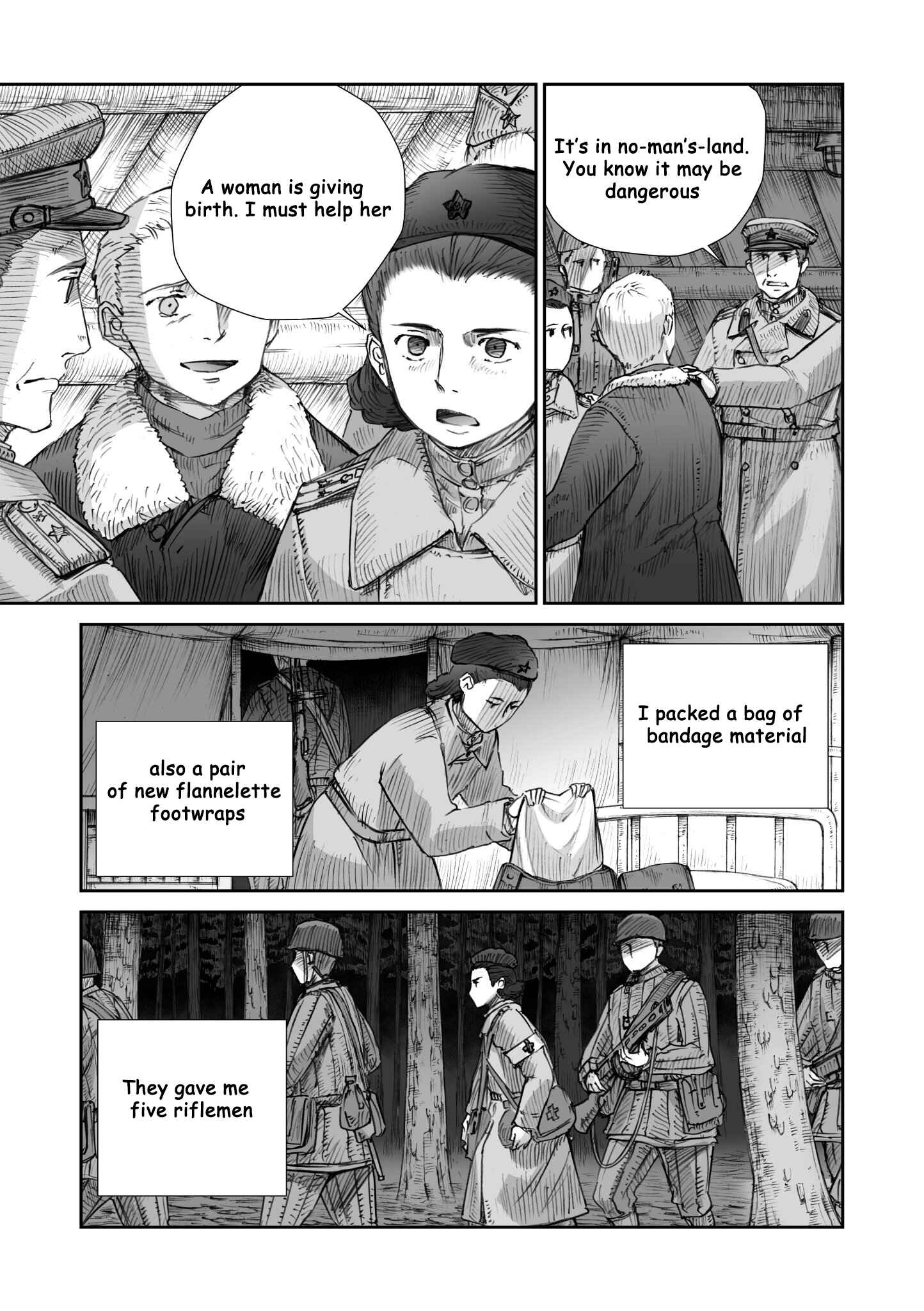 Sensou wa Onna no Kao wo Shiteinai Chapter 15 - Page 3