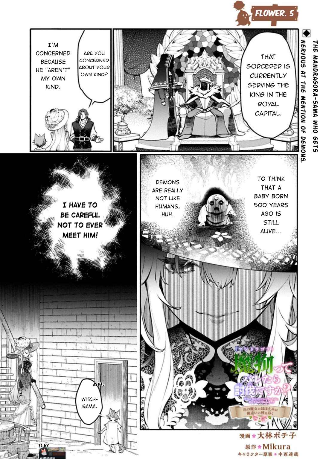 Mandragora tte Baretara Toubatsu desu ka?: Hana no Majo no Hohoemi wa Kanchigai no Tane o Maku Chapter 5 - Page 3