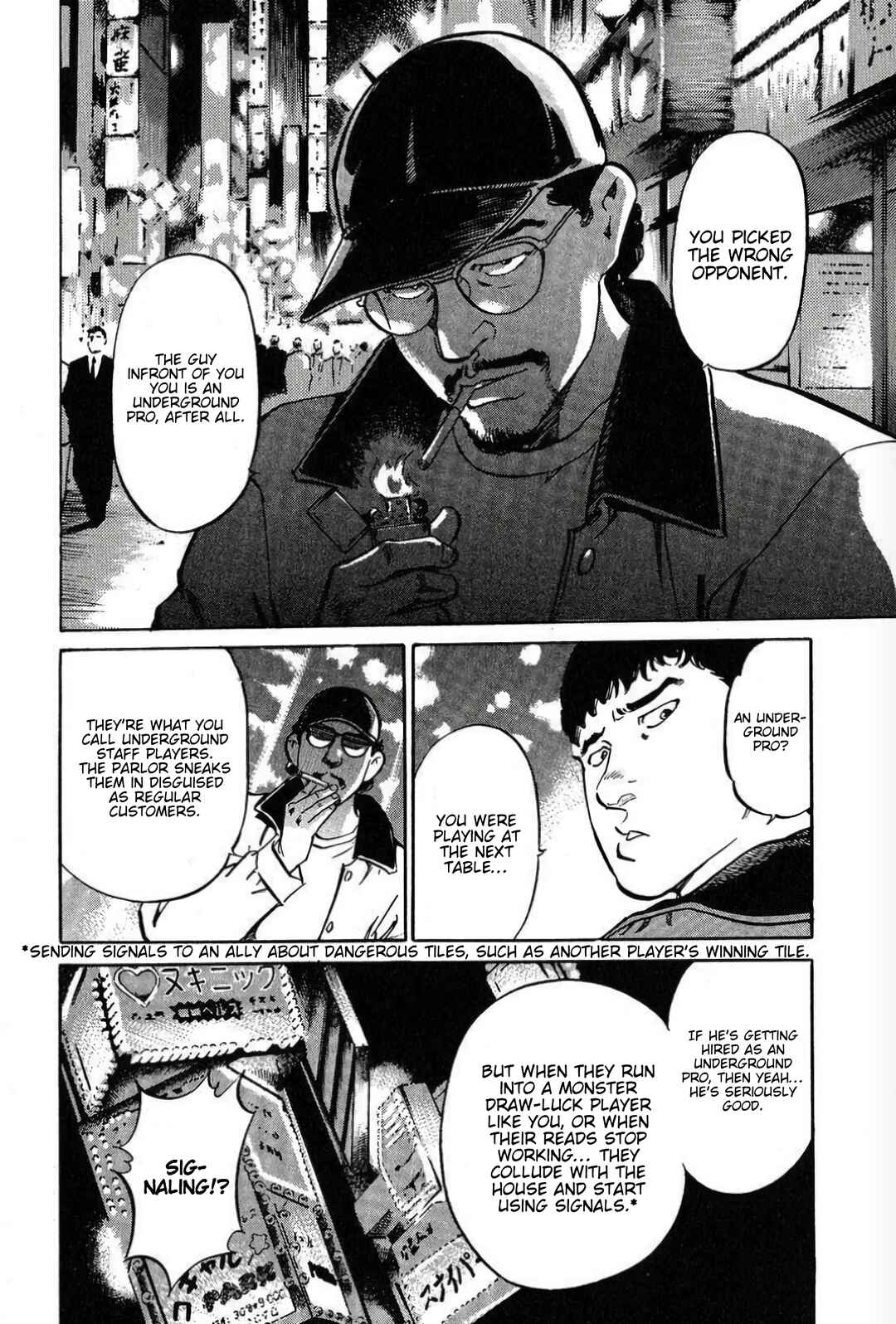Mahjong Hiryuu Densetsu Tenpai Chapter 1 - Page 36