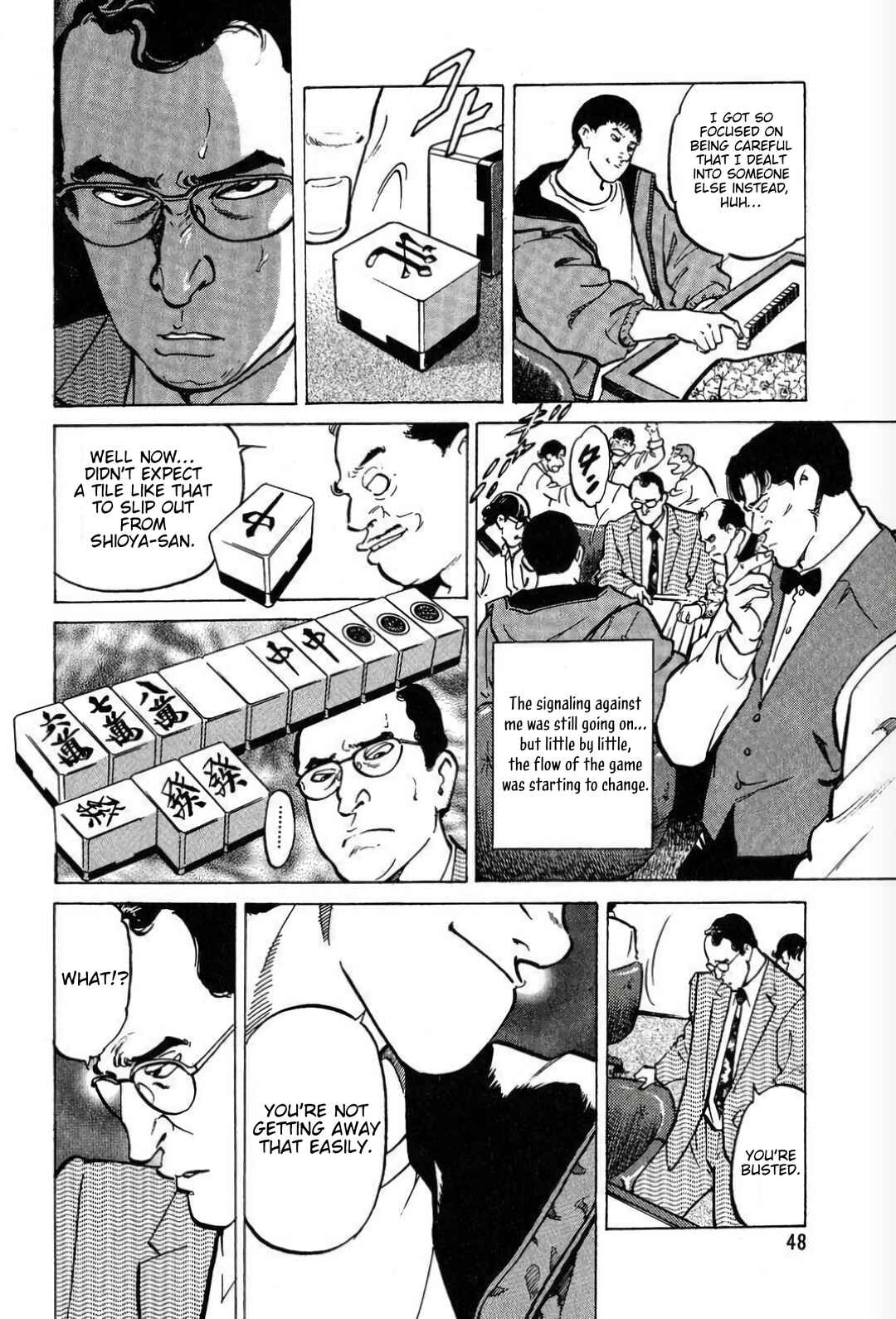 Mahjong Hiryuu Densetsu Tenpai Chapter 1 - Page 46
