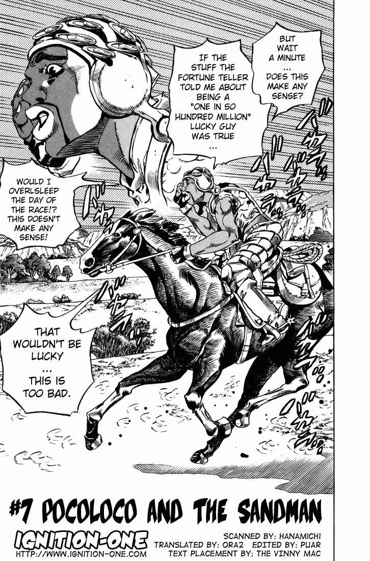 JoJo no Kimyou na Bouken: Part 7 - Steel Ball Run Chapter 7 - Page 1