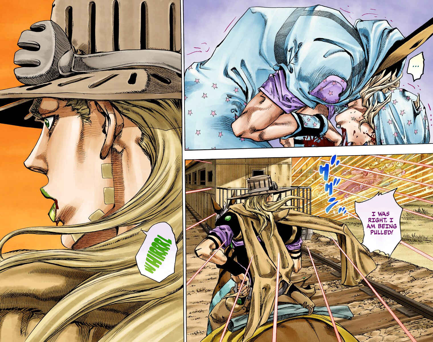 JoJo no Kimyou na Bouken: Part 7 - Steel Ball Run Color-ban Chapter 81 - Page 17