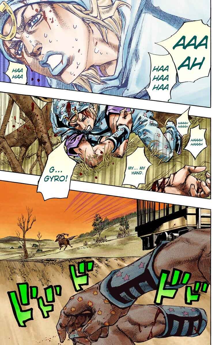 JoJo no Kimyou na Bouken: Part 7 - Steel Ball Run Color-ban Chapter 81 - Page 32