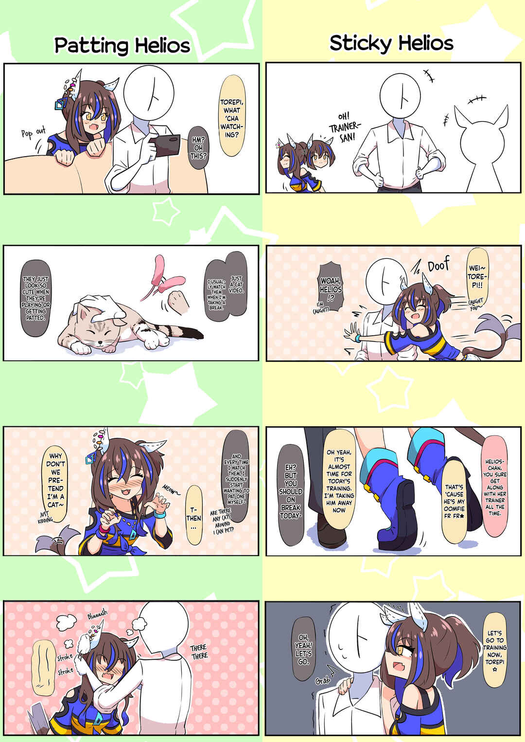Umamusume Pretty Derby - Helios's Heartwarming Manga (Doujinshi) Chapter 1 - Page 10