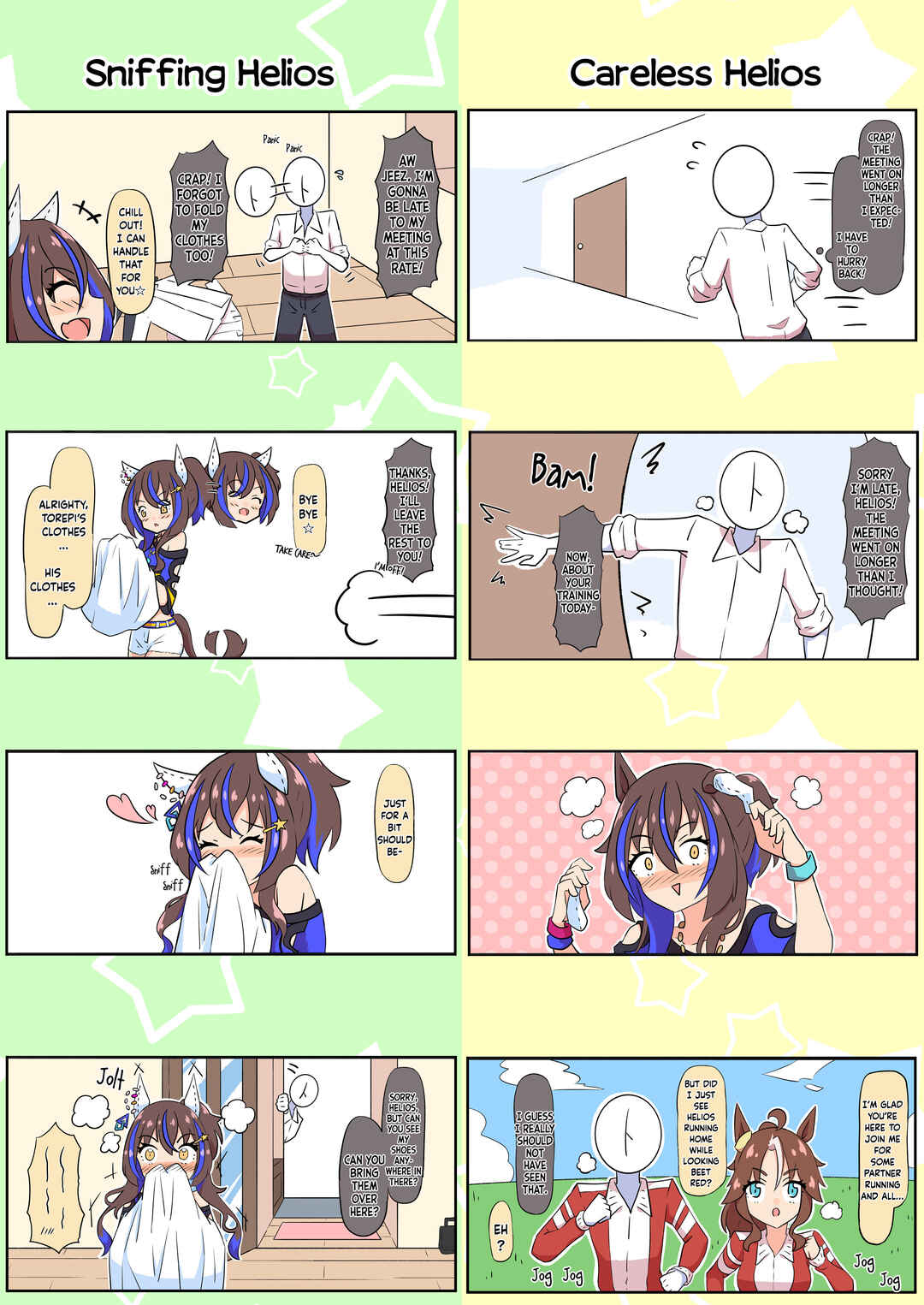 Umamusume Pretty Derby - Helios's Heartwarming Manga (Doujinshi) Chapter 1 - Page 7