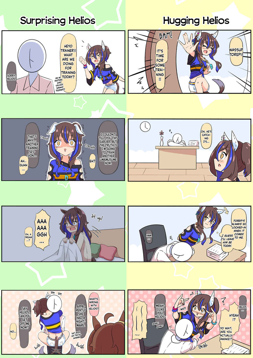 Umamusume Pretty Derby - Helios's Heartwarming Manga (Doujinshi) Chapter 1 - Page 8