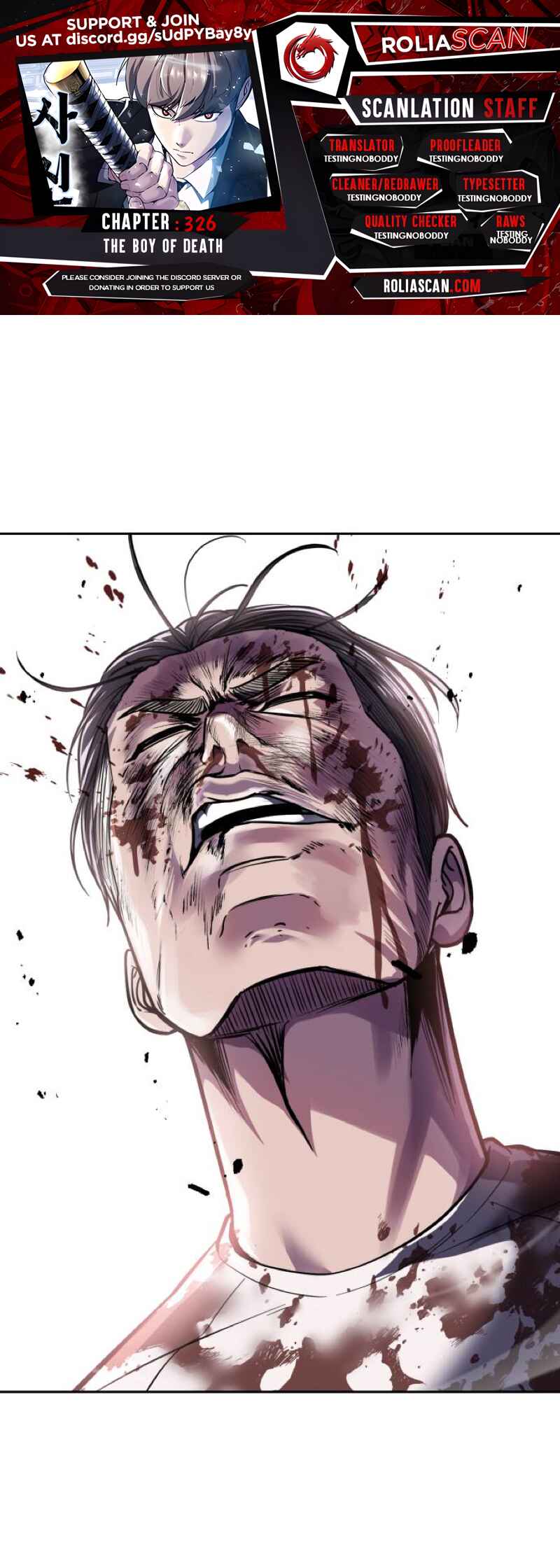 The Boy of Death Chapter 326 - Page 1