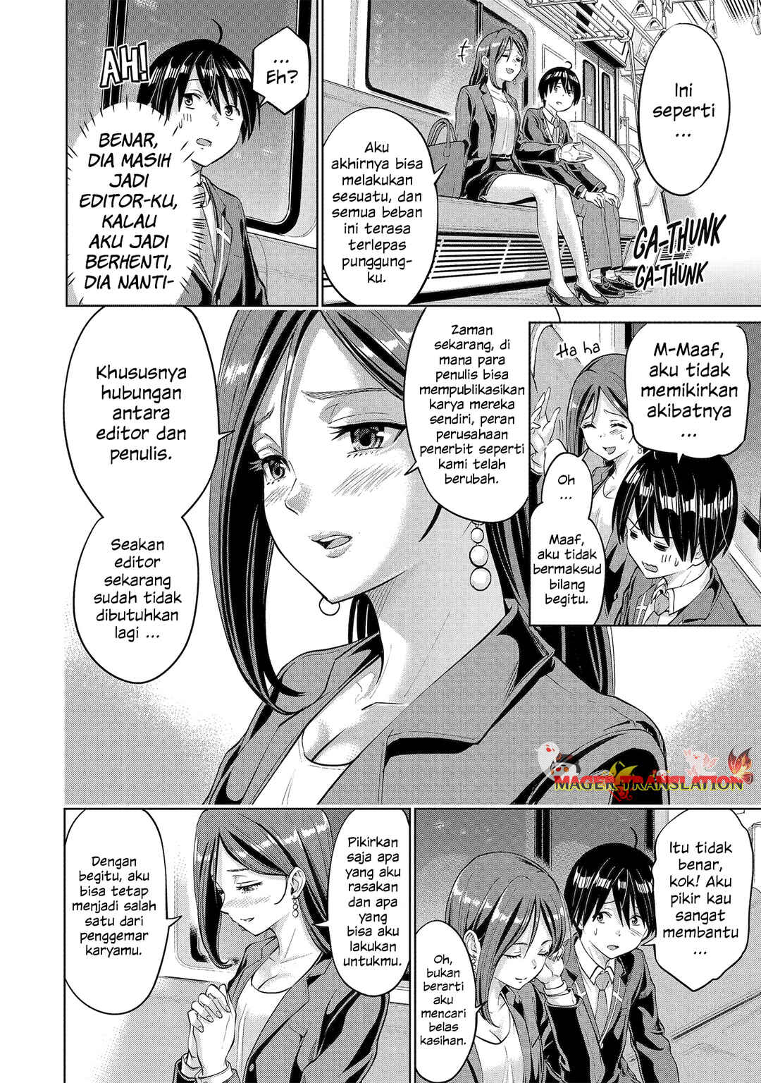 Koukousei WEB Sakka no Mote Seikatsu: "Anta ga Kami Sakka na Wakenai desho" to Boku o Futta Osananajimi ga Koukai Shiteru kedo Mou Osoi Chapter 2 - Page 5