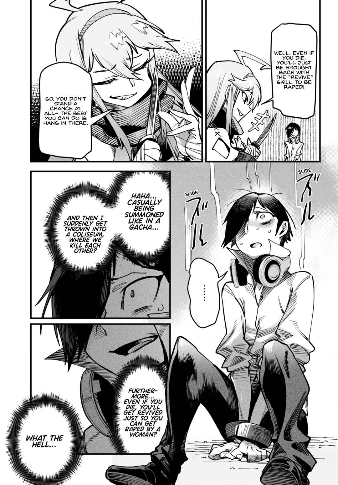 Tensei Coliseum: Saijaku Skill de Saikyou no Onna-tachi o Koryaku Shite Dorei Harem Tsukurimasu Chapter 1 - Page 34