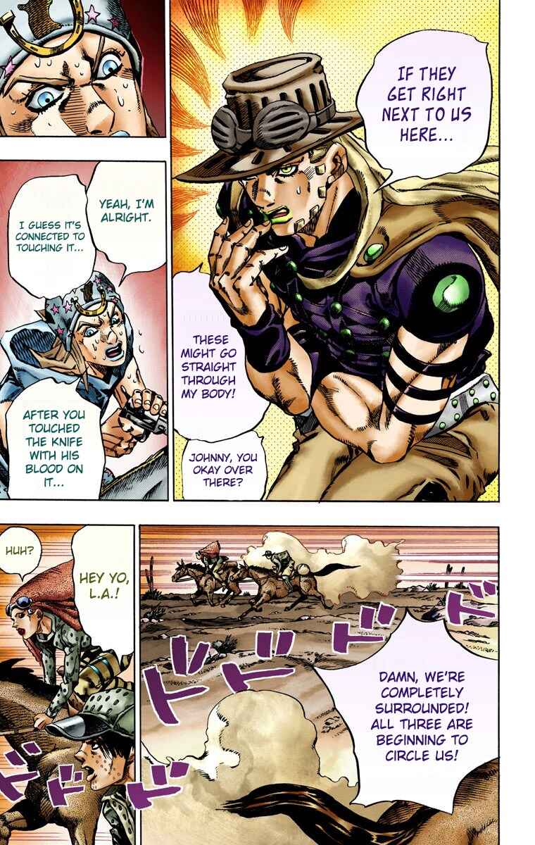 JoJo no Kimyou na Bouken: Part 7 - Steel Ball Run Color-ban Chapter 16 - Page 19