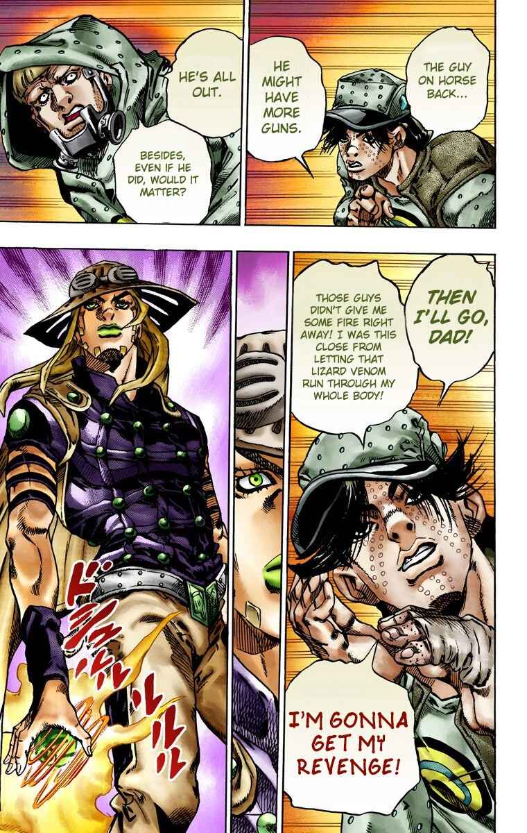 JoJo no Kimyou na Bouken: Part 7 - Steel Ball Run Color-ban Chapter 16 - Page 21
