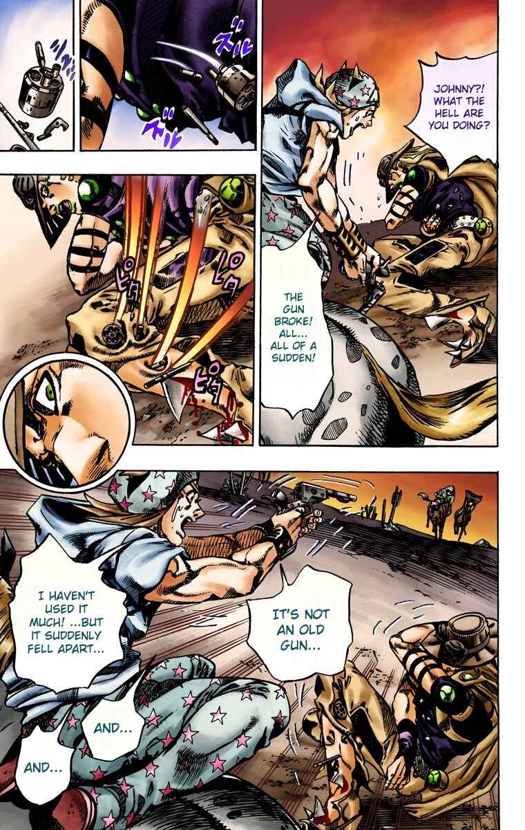 JoJo no Kimyou na Bouken: Part 7 - Steel Ball Run Color-ban Chapter 16 - Page 7
