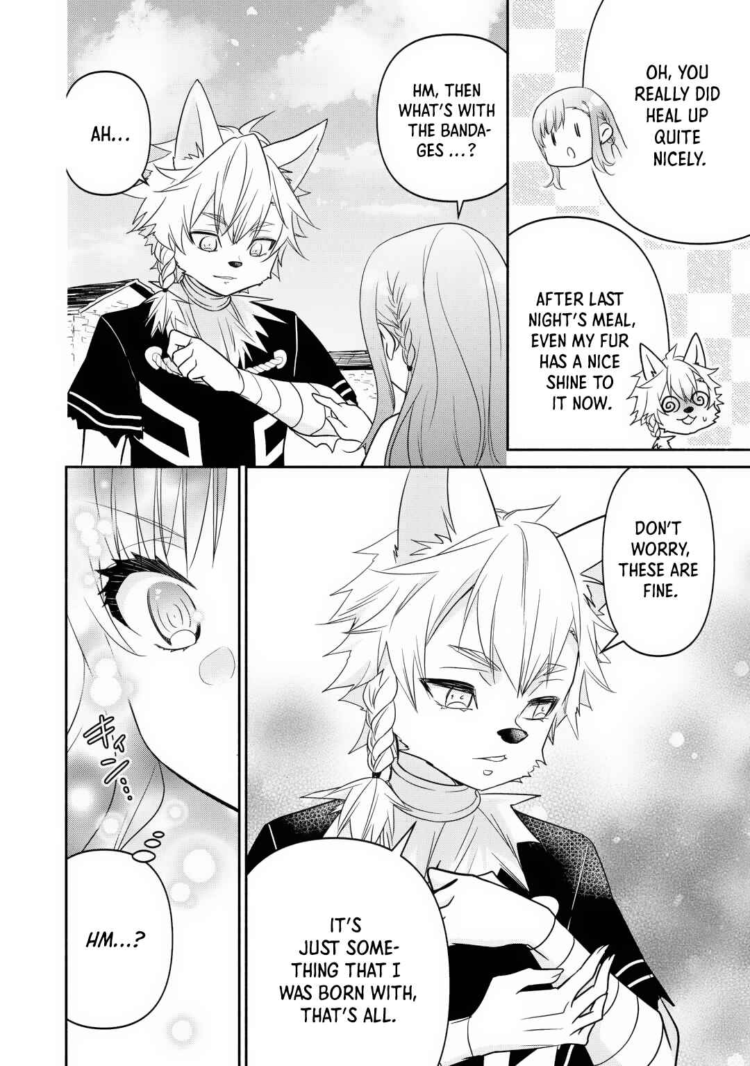 Tensei Youjo.: Shinjuu to Ouji to, Saikyou no Oji-san Youhei-dan no Naka de Ikiru Chapter 19 - Page 12