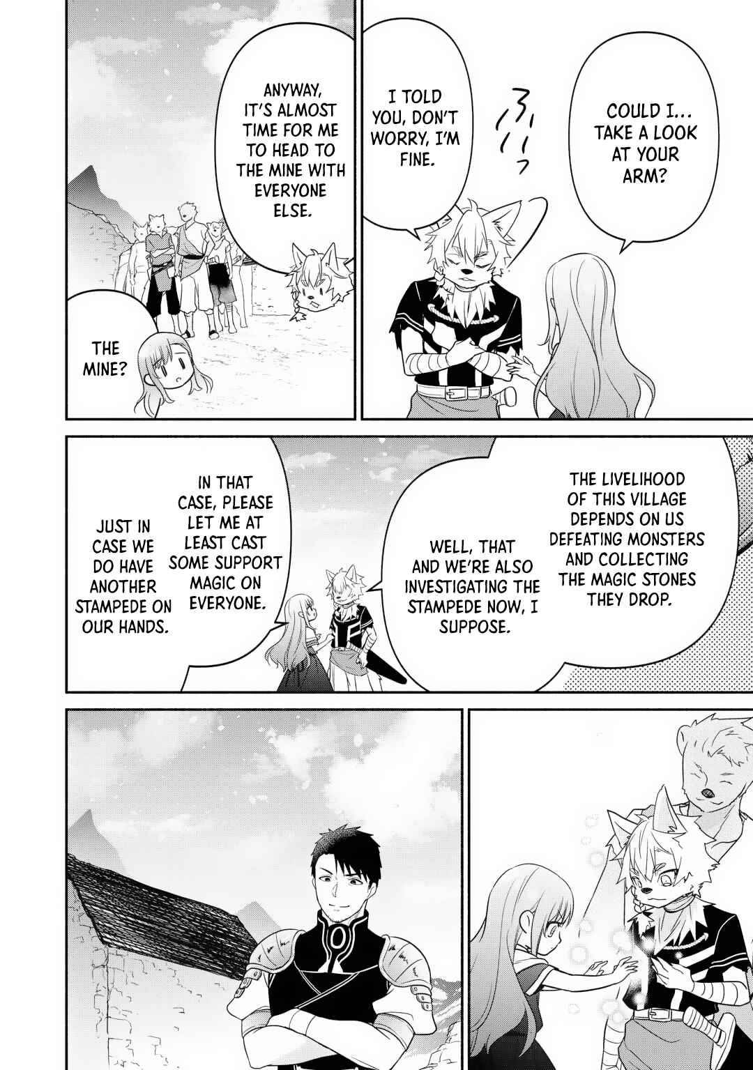 Tensei Youjo.: Shinjuu to Ouji to, Saikyou no Oji-san Youhei-dan no Naka de Ikiru Chapter 19 - Page 14