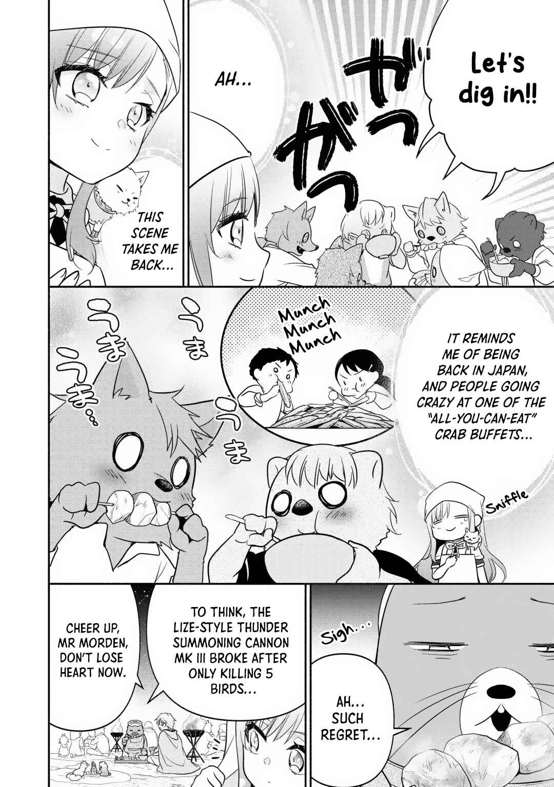 Tensei Youjo.: Shinjuu to Ouji to, Saikyou no Oji-san Youhei-dan no Naka de Ikiru Chapter 19 - Page 2