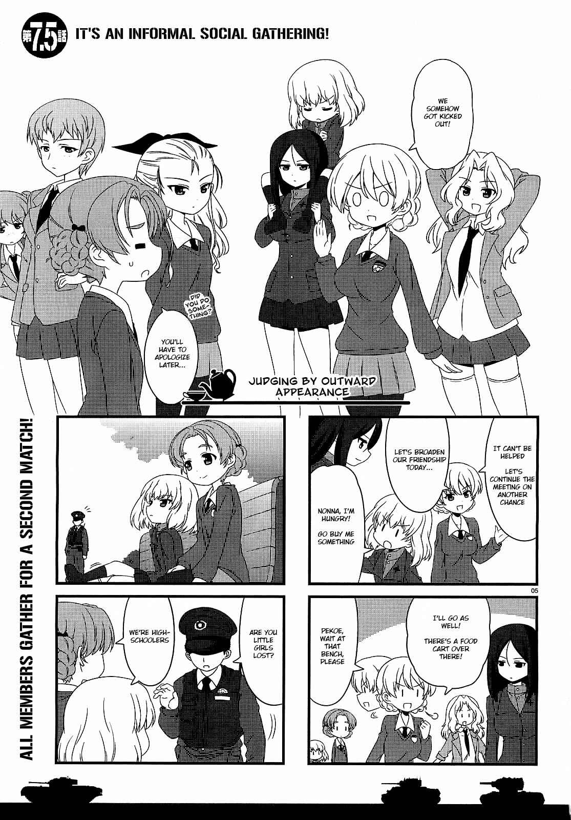 GIRLS und PANZER - Motto Love Love Sakusen desu! Chapter 7.5 - Page 1