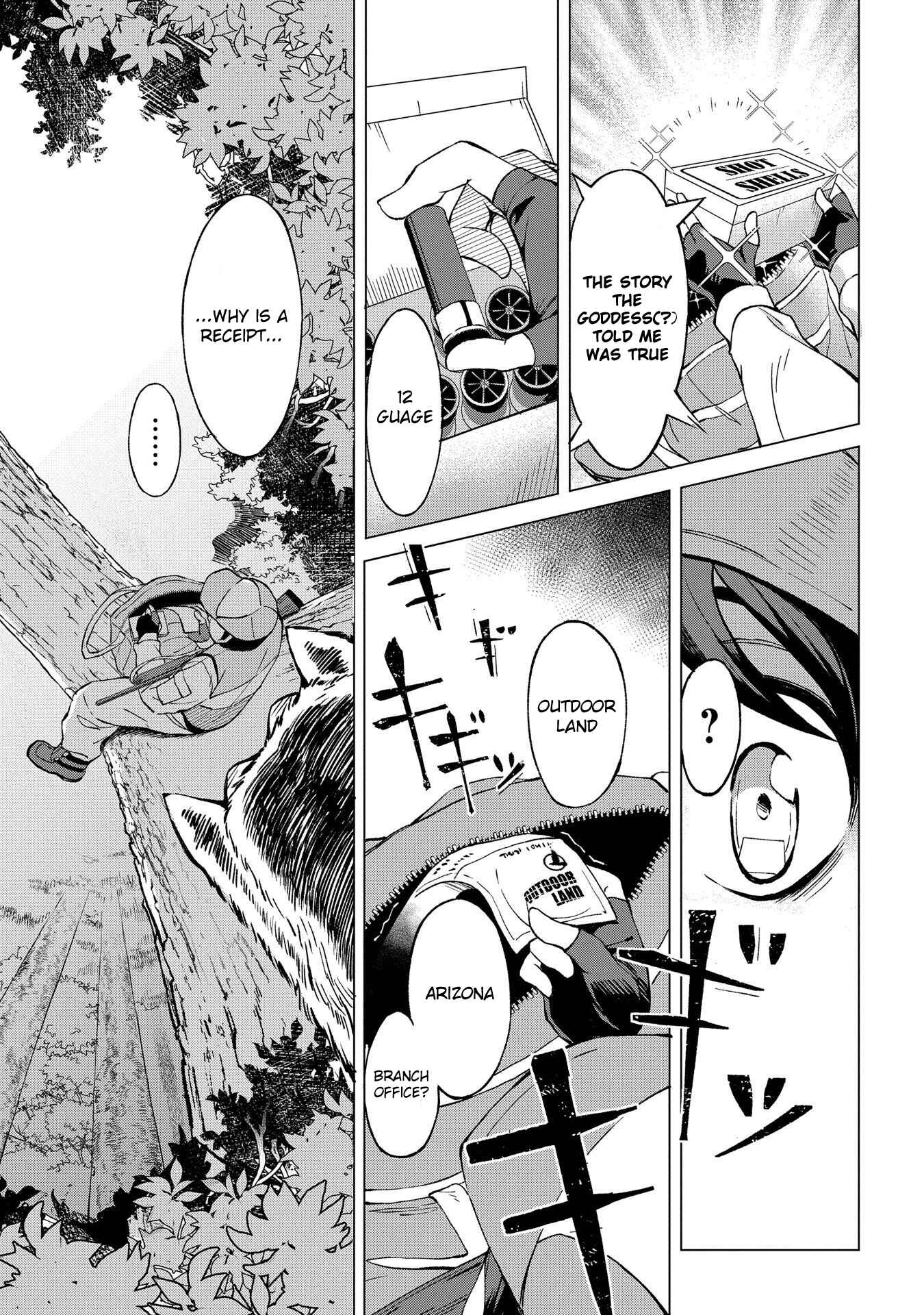 Hokkaidou no Gen'eki Hunter ga Isekai ni Hourikomarete Mita ~Elf Yome to Meguru Isekai Shuryou Life~ Chapter 1.1 - Page 19