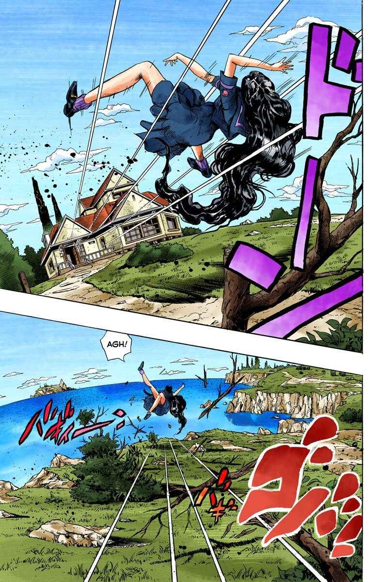 JoJo no Kimyou na Bouken: Part 4 - Diamond wa Kudakenai Color-ban Chapter 35 - Page 14