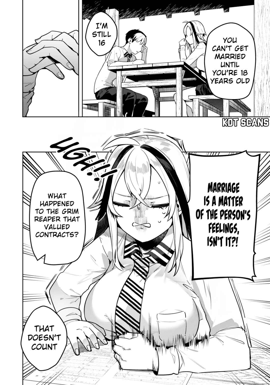 Hakiri-san wa Kimi Dake no Shinigami ni Naritai Chapter 2 - Page 17