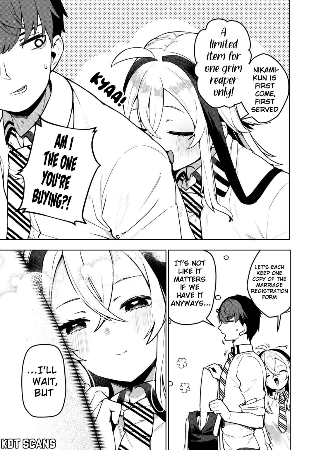 Hakiri-san wa Kimi Dake no Shinigami ni Naritai Chapter 2 - Page 20