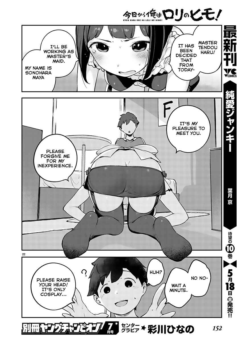 Kyou Kara Ore wa Loli no Himo! Chapter 2 - Page 22