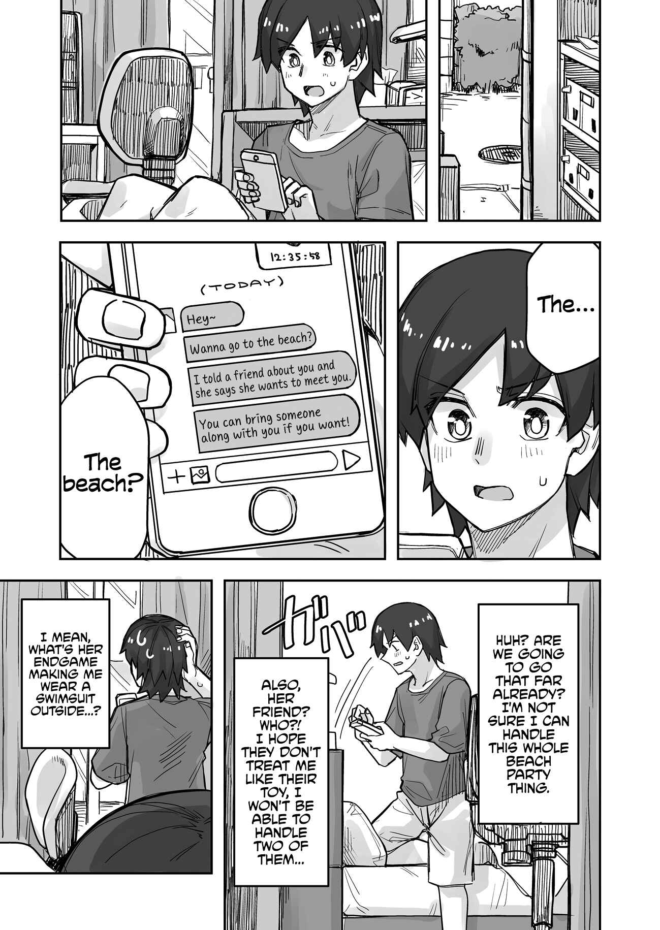Ikemen Joshi to Josou Danshi Chapter 58 - Page 1