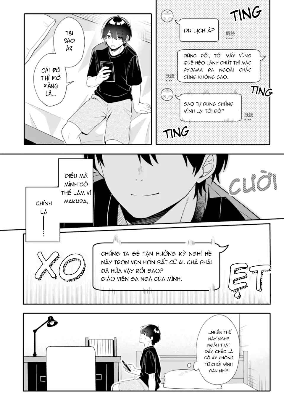Muboubi Kawaii Pajama Sugata no Bishoujo to Heya de Futarikiri Chapter 10.1 - Page 10