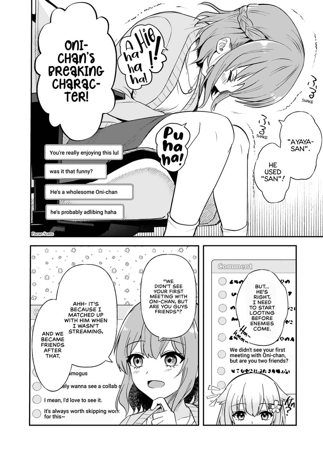 Aorikei Game Haishinsha (20-sai), Haishin no Kiri Wasure ni Yori Ii Hito Bare Suru. Chapter 2.1 - Page 10