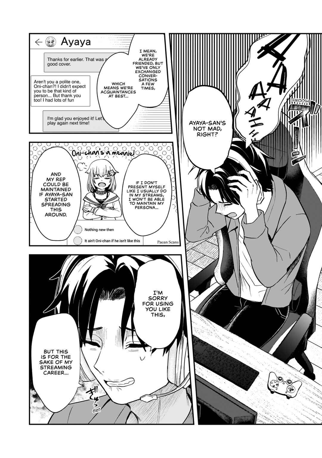 Aorikei Game Haishinsha (20-sai), Haishin no Kiri Wasure ni Yori Ii Hito Bare Suru. Chapter 2.1 - Page 8