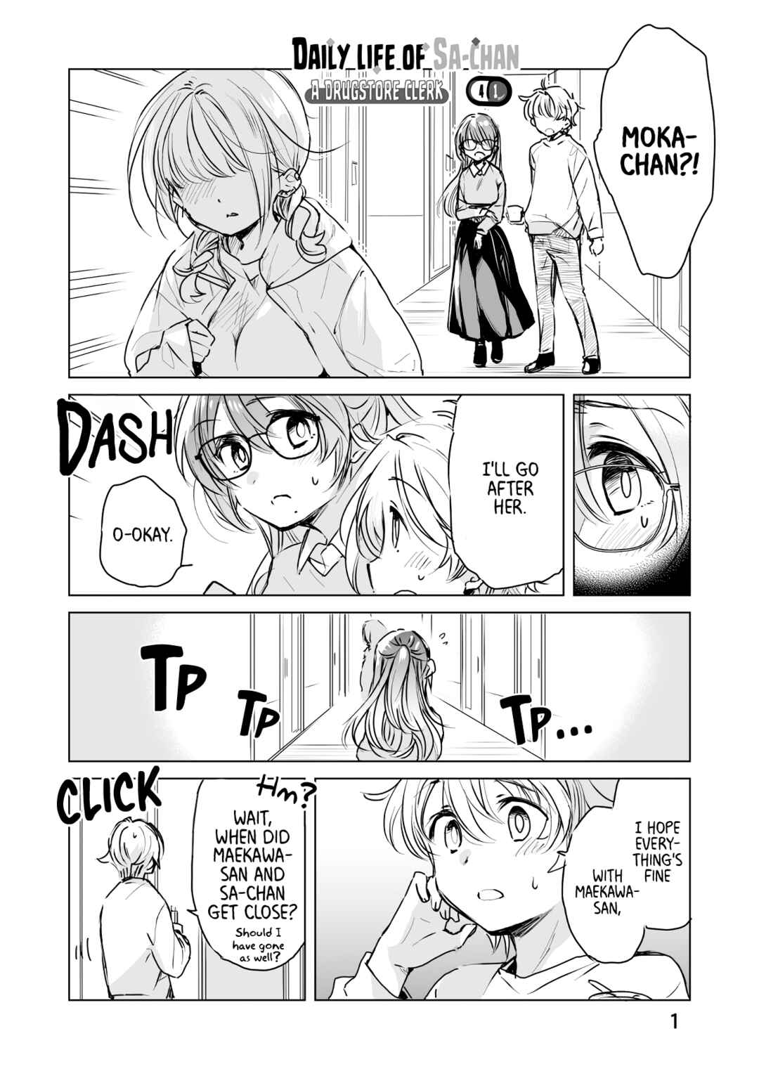 Drugstore Ten'in Sacchan no Nichijou Chapter 41 - Page 1