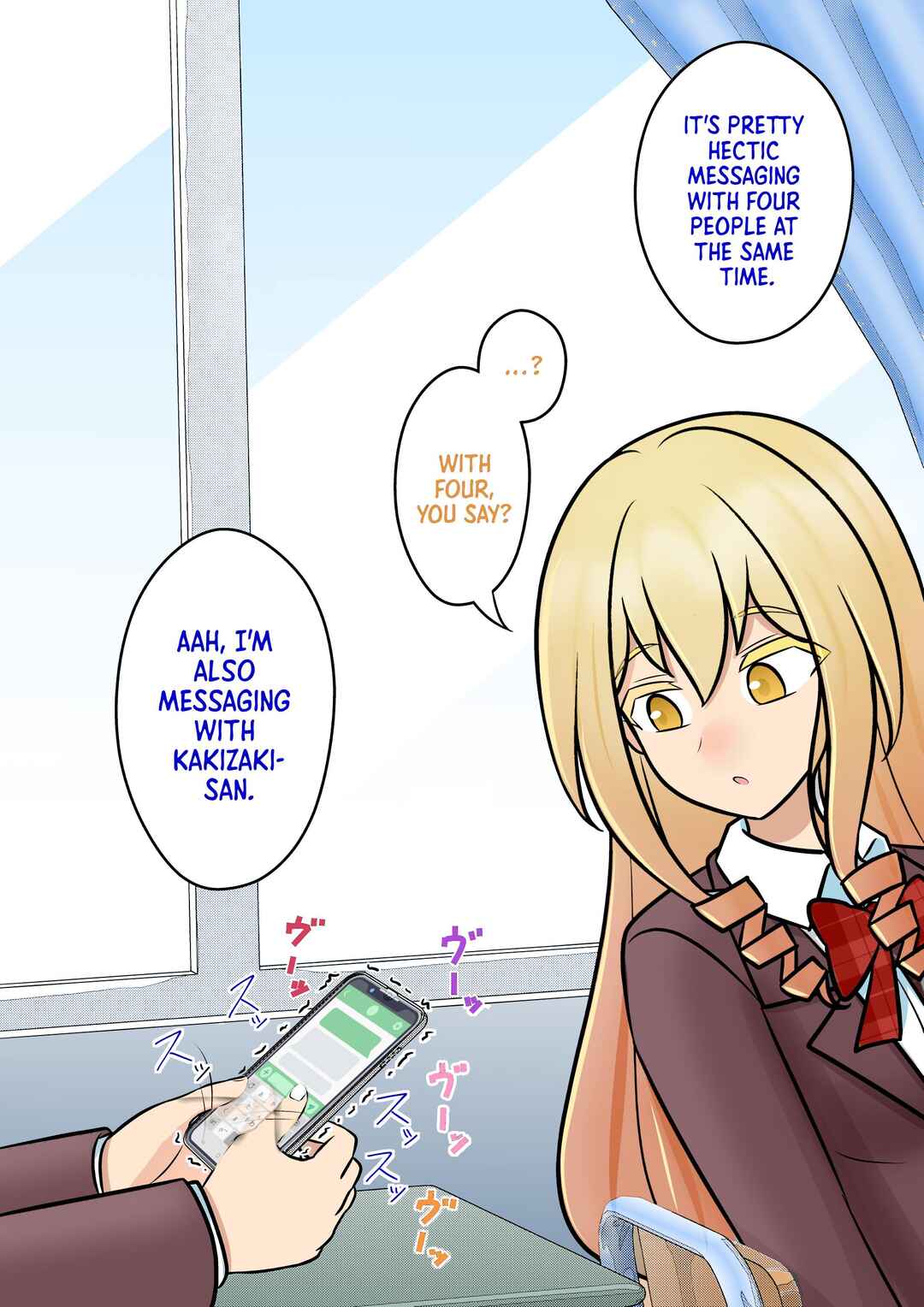 Danjo-hi 1:39 no Heikou Sekai wa Omoi no Hoka Futsuu (Fan Colored) Chapter 103 - Page 3