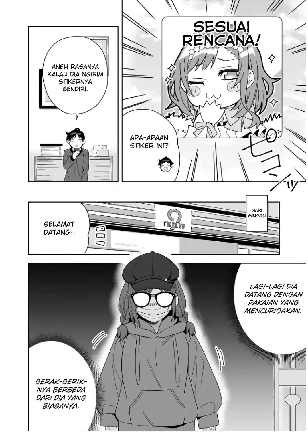 Classmate no Moto Idol ga, Tonikaku Kyodou Fushin nandesu. Chapter 8 - Page 16