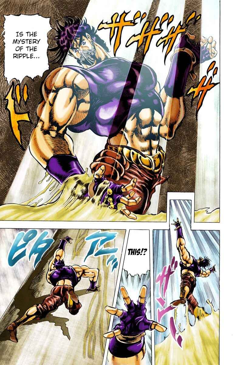 JoJo no Kimyou na Bouken: Part 2 - Sentou Chouryuu Color-ban Chapter 29 - Page 14