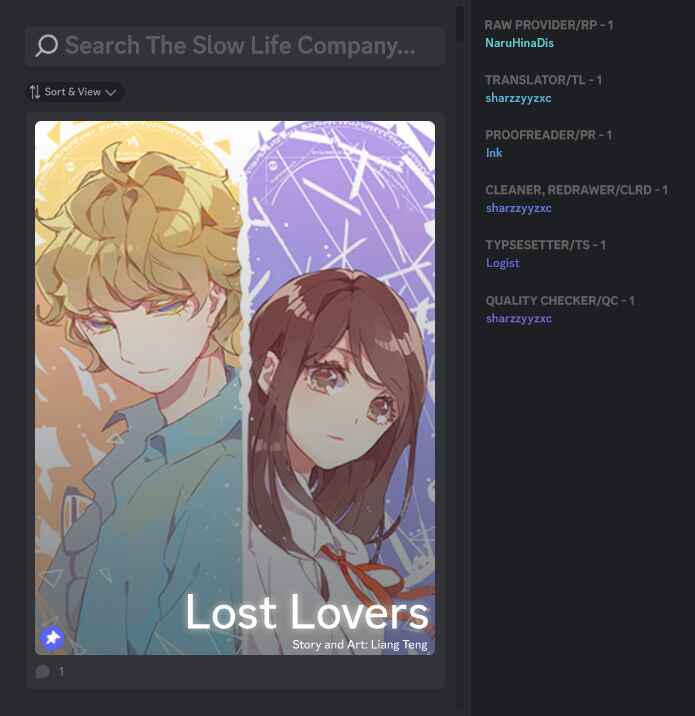 Lost Lovers Chapter 24 - Page 1