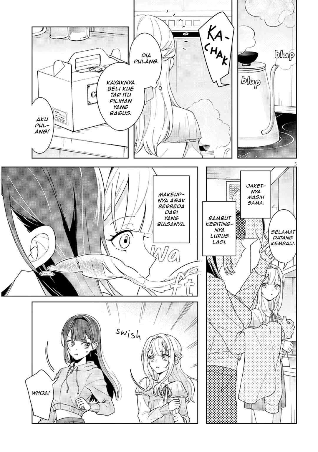 Afternoon Tea wa Ikaga desu ka? Watashi to Kanojo no Fujun de Ichizu na Futarigurashi Chapter 2 - Page 5