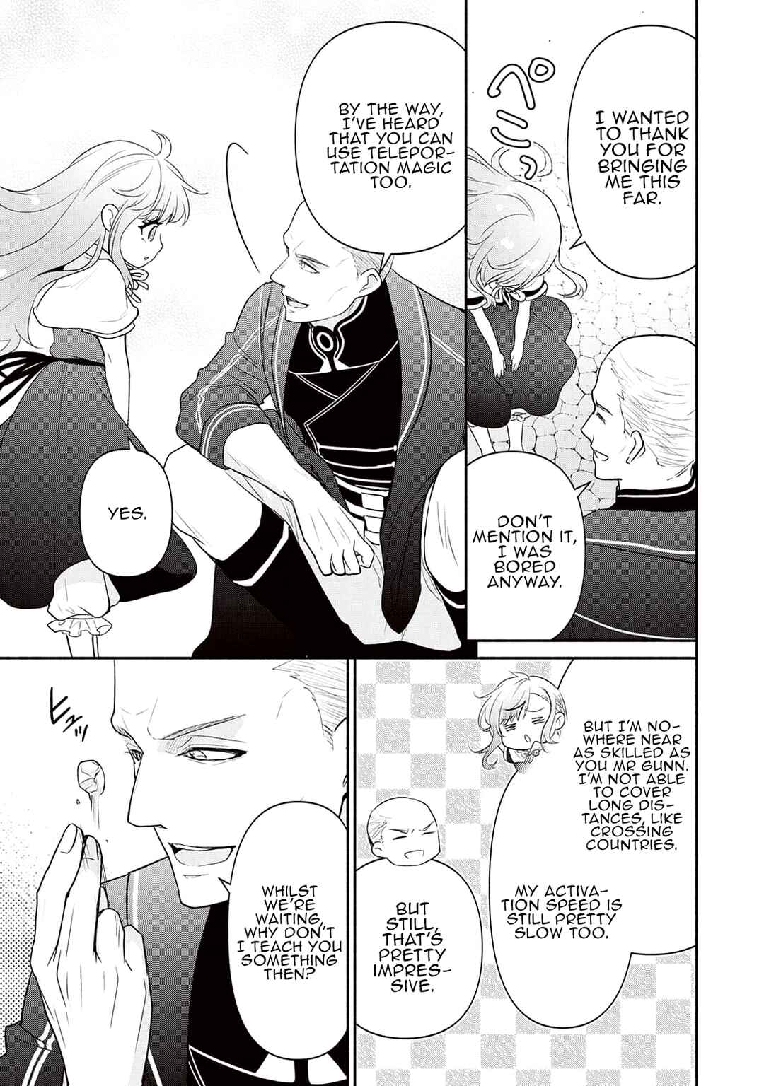 Tensei Youjo.: Shinjuu to Ouji to, Saikyou no Oji-san Youhei-dan no Naka de Ikiru Chapter 7 - Page 5