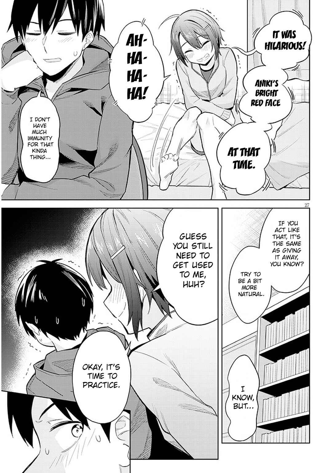 Jitsu wa Imouto deshita. ~Saikin Dekita Giri no Otouto no Kyorikan ga Yatara Chikai Wake~ Chapter 12 - Page 27