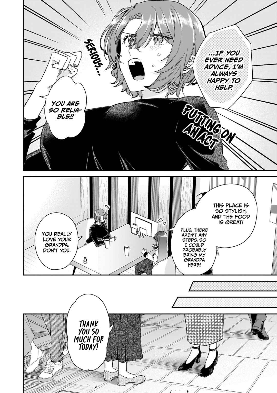 Misato-san wa Amasugi Joushi ni Chotto Kibishii Chapter 28 - Page 18