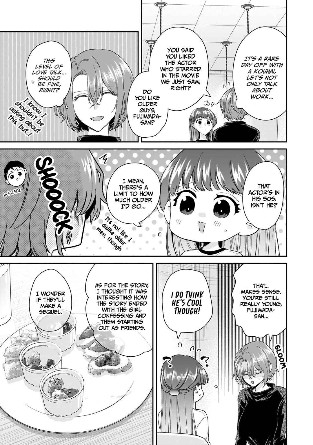 Misato-san wa Amasugi Joushi ni Chotto Kibishii Chapter 28 - Page 9