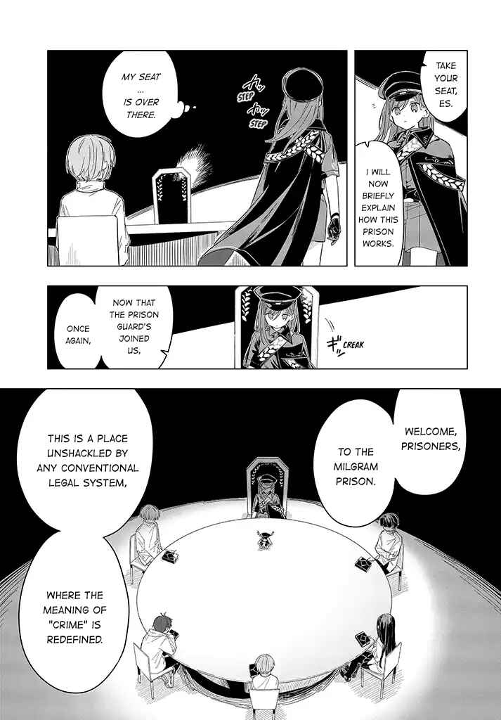 MILGRAM: Jikken Kangoku to Kanshu no Shoujo Chapter 1 - Page 18