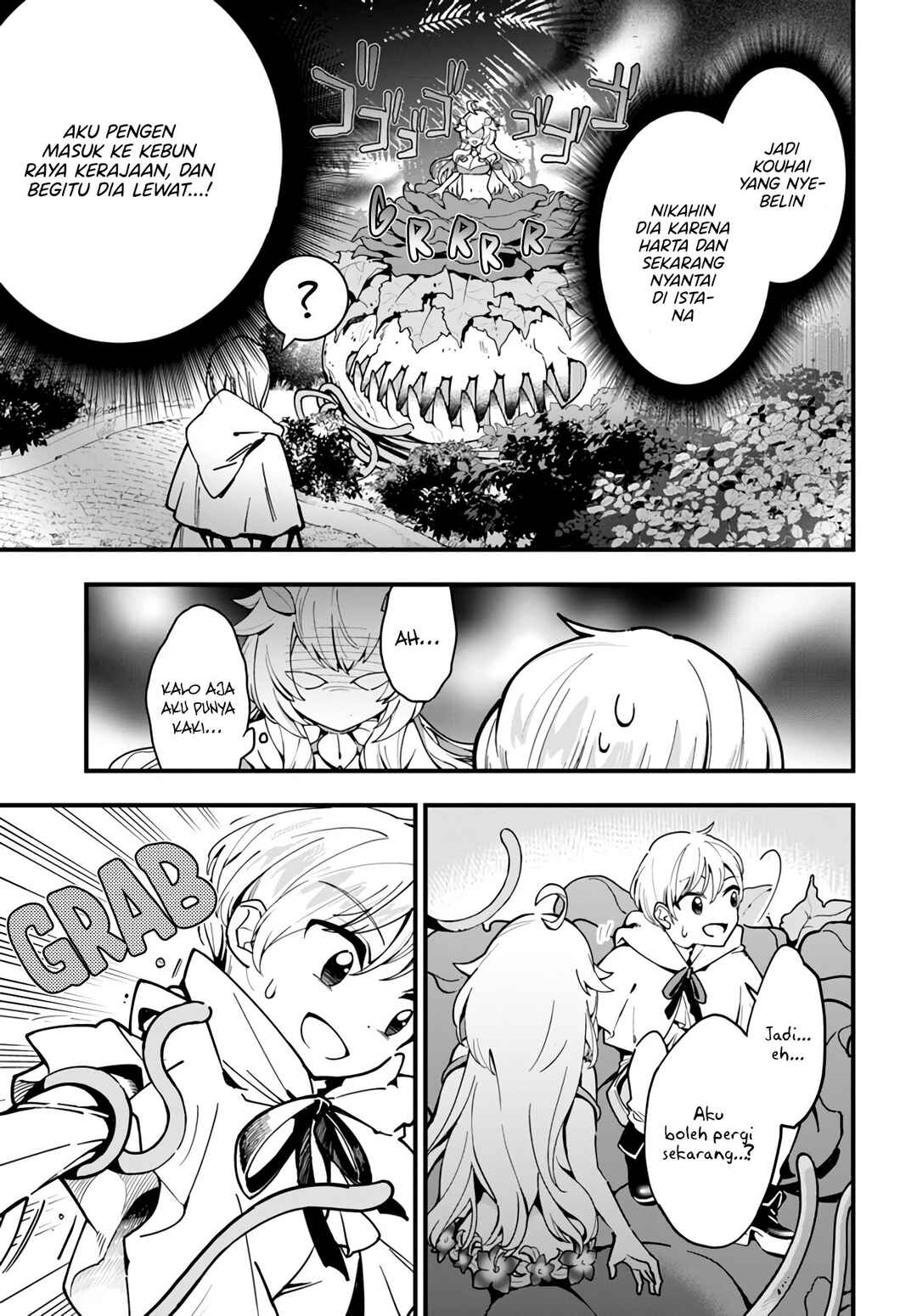 Shokubutsu Monster Musume Nikki: Seijo datta Watashi ga Uragirareta Hate ni Alraune ni Tensei Shite Shimatta node, kore kara wa Kougousei o Shinagara Shizuka ni Shokubutsu Life o Sugoshimasu Chapter 4 - Page 16