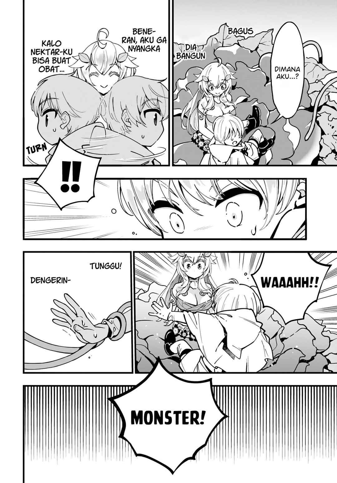 Shokubutsu Monster Musume Nikki: Seijo datta Watashi ga Uragirareta Hate ni Alraune ni Tensei Shite Shimatta node, kore kara wa Kougousei o Shinagara Shizuka ni Shokubutsu Life o Sugoshimasu Chapter 4 - Page 7