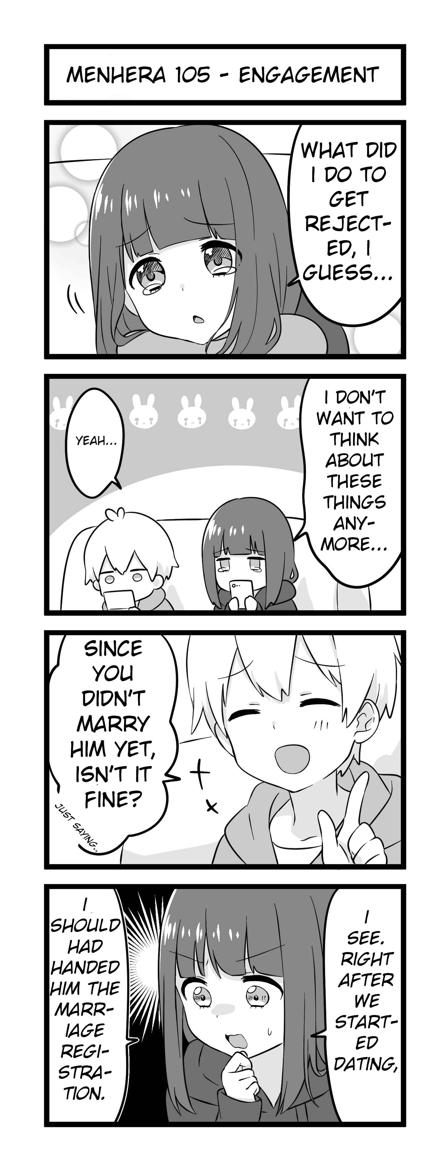 Menhera Shoujo Kurumi-chan Chapter 105 - Page 1