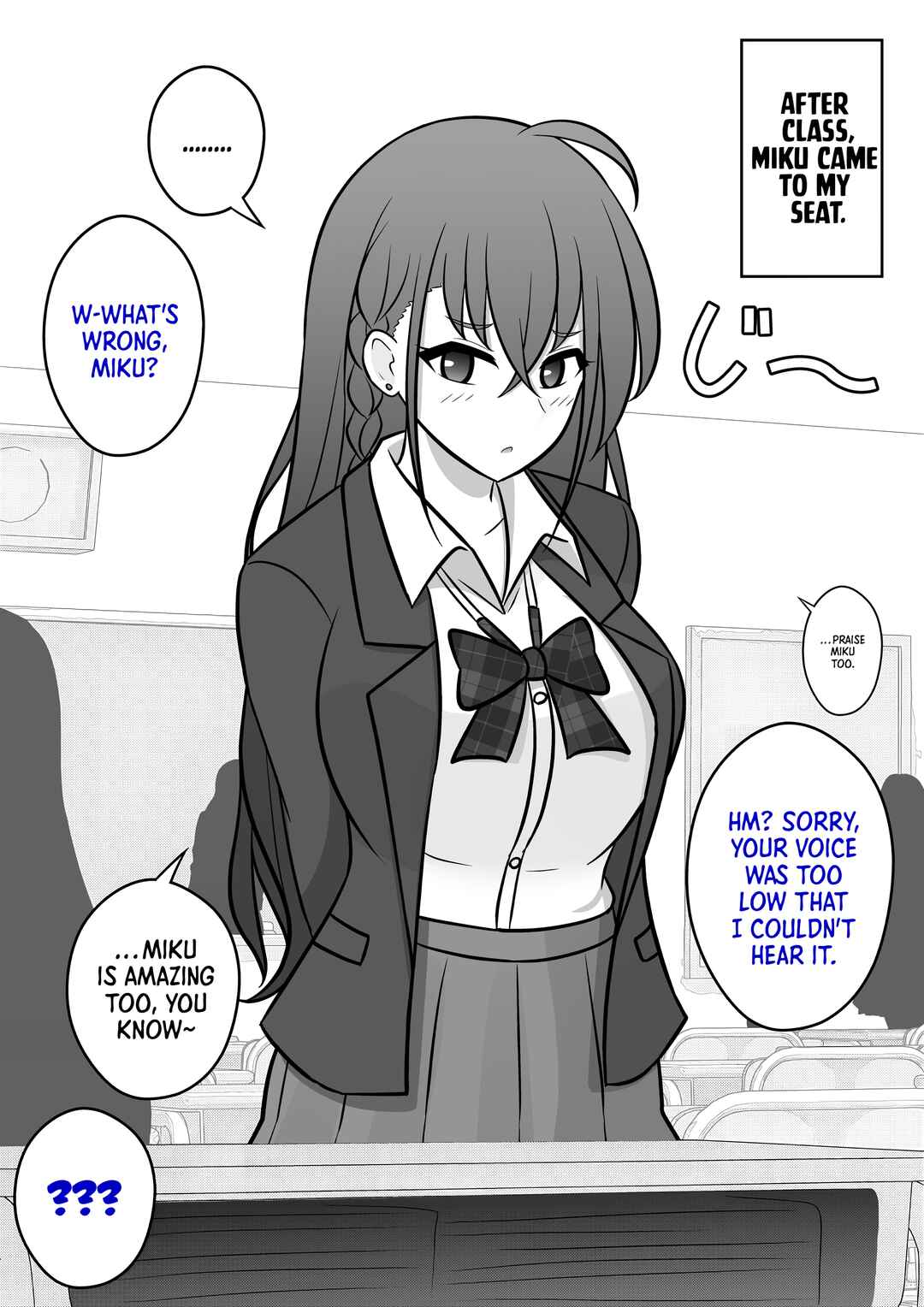 Danjo-hi 1:39 no Heikou Sekai wa Omoi no Hoka Futsuu Chapter 58 - Page 1