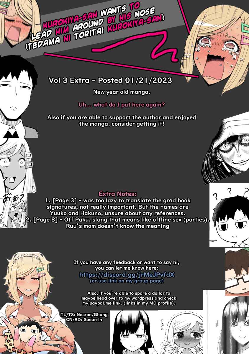Tedama ni Toritai Kurokiya-san Chapter 23.6 - Page 9