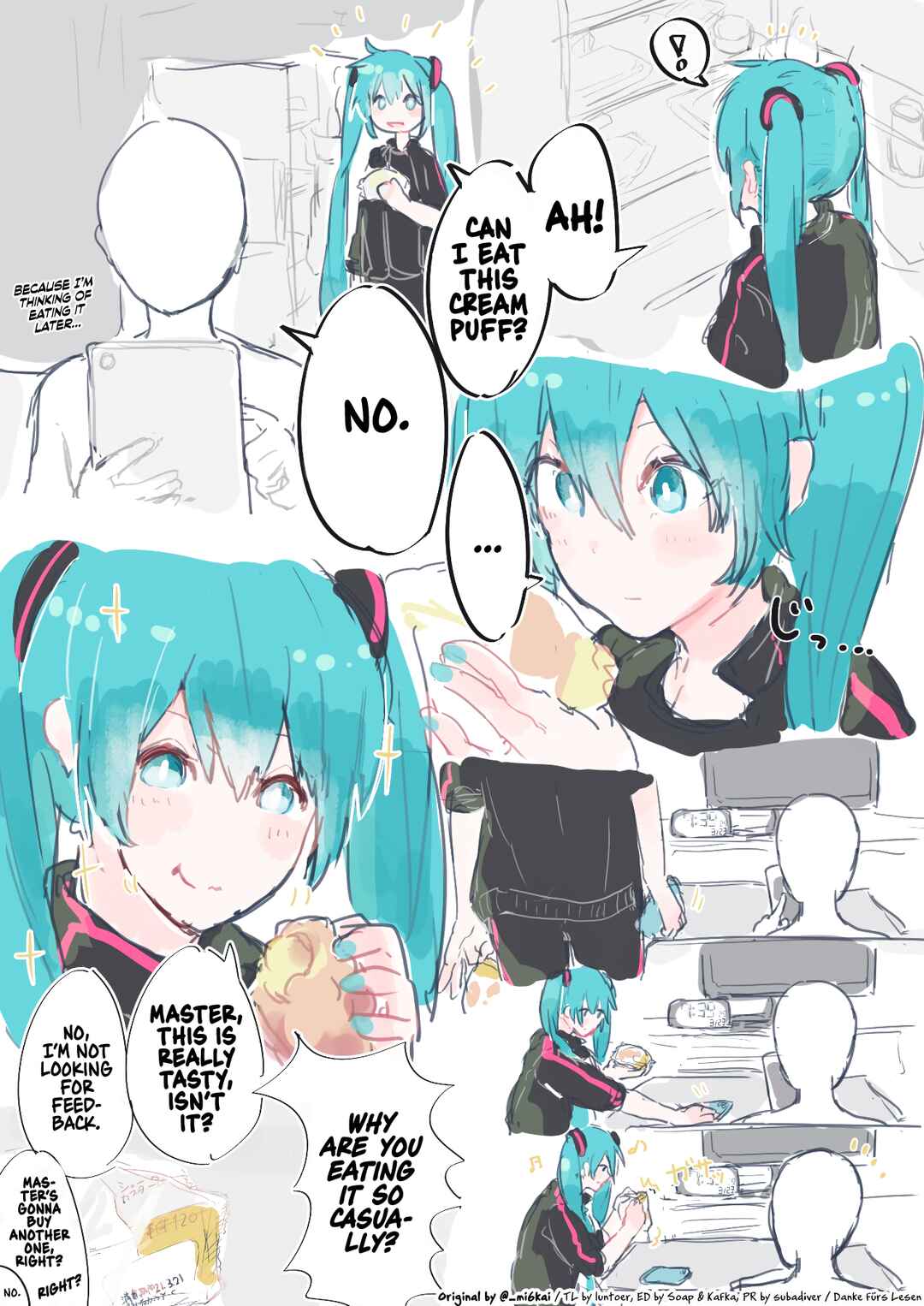 VOCALOID - The Daily Life of Master & Hatsune Miku (Doujinshi) Chapter 4 - Page 1